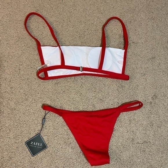 Zaful Red Bikini Swim Set size 6 NWT - Picture 10 of 11